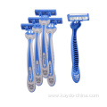 Triple Blades Stainless Steel Blades Disposable Razor